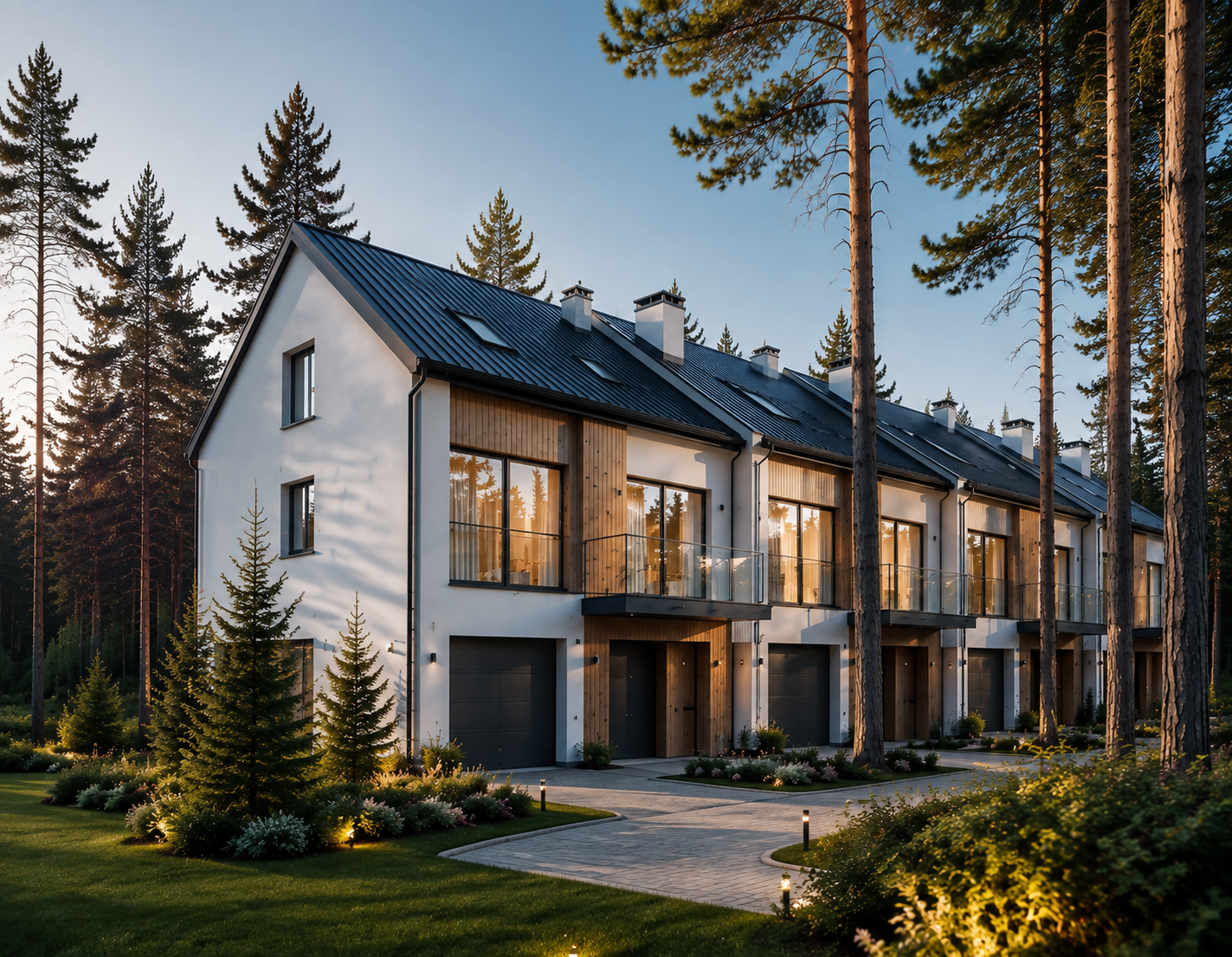 Nowoczesny dom Aura House w otoczeniu natury